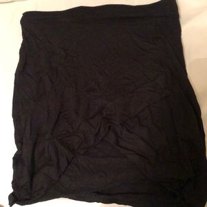 Nasty Gal Wrap Mini Skirt Black